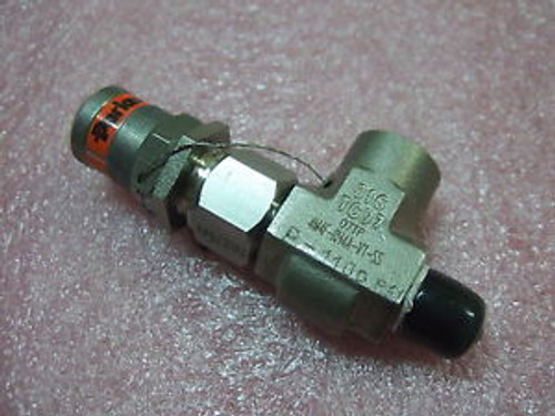 Parker RH4A-Series Adjustable Relief Valve 4M4F-RH4A-VT-SS-K1 Unused