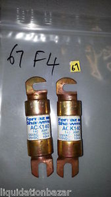 NNB FUSES Ferraz Shawmut Fuse ACK-140 140 Amp, 125 V Fuse  2