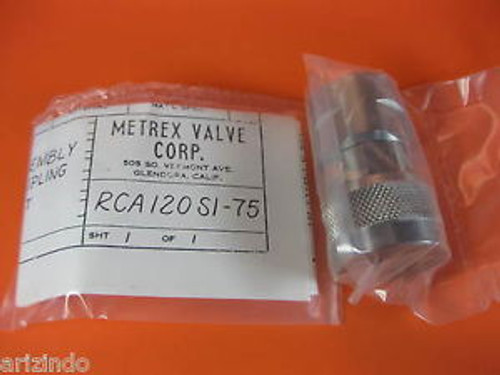 METREX VALVE Corporation -  RCA120S1-75 -  Check Valve -- New
