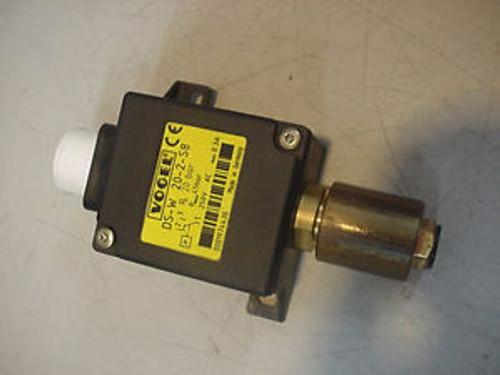 New Vogel oil system pressure switch DS-W 20-2-S8