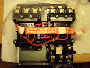 505-B0J, ser C Allen Bradley size 1, 3 ph reversing contactor 24v 60hz unused