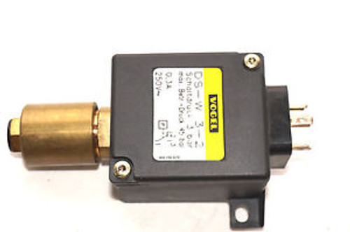 NEW VOGEL DS-W 3-2  PRESSURE SWITCH DSW32