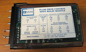 Electro Corp. PL100 Prox Control DPDT Relay Module
