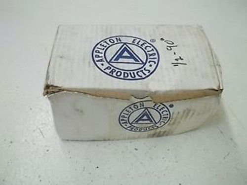 30 APPLETON ST-9050 1/2 MALL IRON ST CONNECTOR-90 NEW IN A BOX