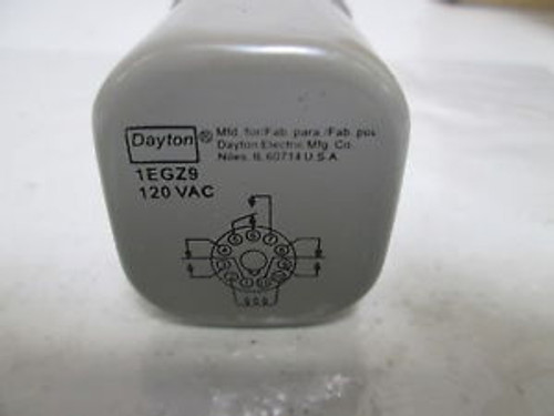 DAYTON 1EGZ9 RELAY 120 VAC NEW OUT OF BOX