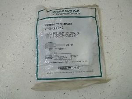 MICRO SWITCH FYAA3J2-2 PROXIMITY SENSOR NEW IN A FACTORY BAG