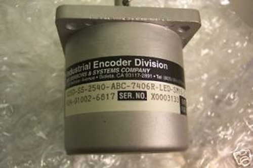 BEI INDUSTRIAL ENCODER H25D-SS-2540-ABC-7406R-LED-SM16-S NEW CONDITION