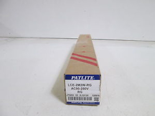 PATLITE LAMP TOWER LCE-2M2W-RG NEW IN BOX