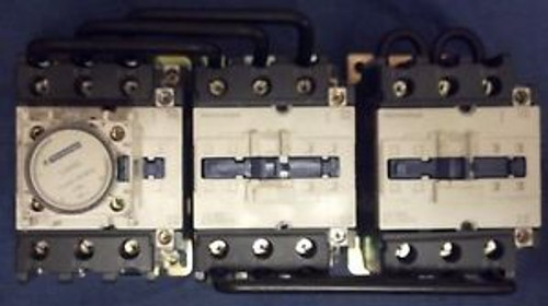 TELEMECANIQUE LC3-D50 Wye Delta Starter Two LC1 D50 contactors AND One LC1 D40