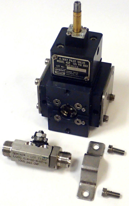 Gemini 4-Way Pilot Valve 4Gp & Actuator -- A512 & Sc03D --