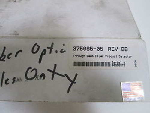 VIDEOJET FIBER OPTIC ONLY 375085-05 REV. BB NEW IN BOX