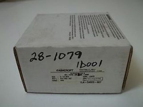 ASHCROFT 45-1279-SSL-04L-400# DURAGAUGE 0-400NEW IN A BOX