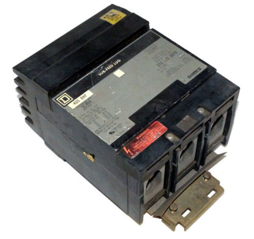 Square D Sl400 400A 3-Pole 600V Plug In Sub-Feed Circuit Breaker