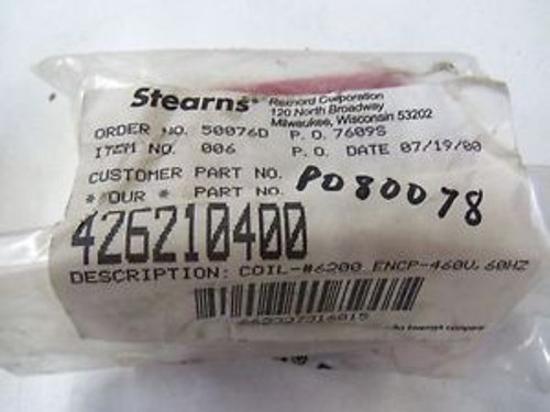 STEARNS 426210400 NEW IN BOX