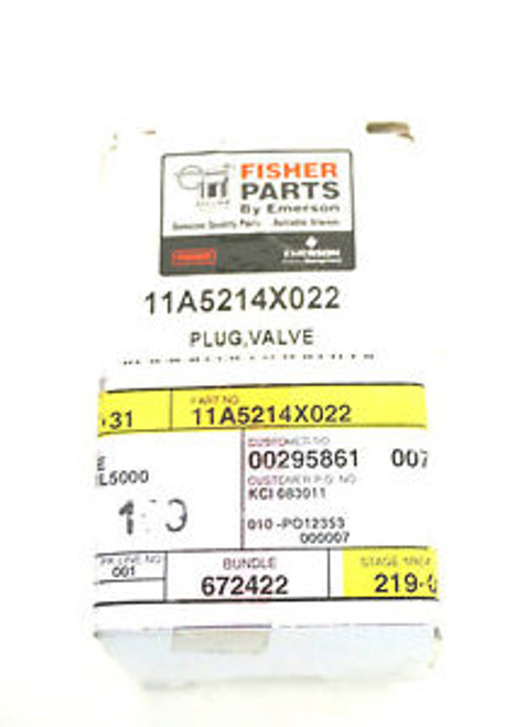 NEW FISHER 11A5214X022 VALVE PLUG