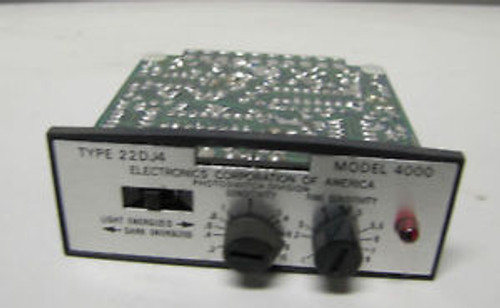 ELECTRONICS CORP. PHOTOSWITCH 22DJ4 MODEL 4000