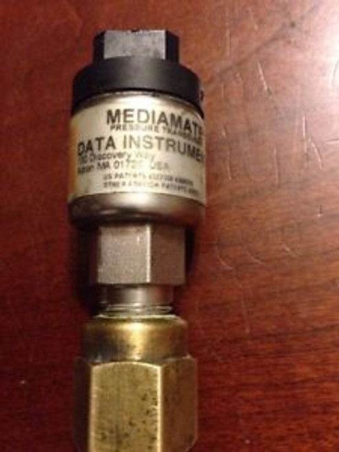 MediaMate Data Instruments/honeywell Pressure Transducer 9308238 SN 00195-99881