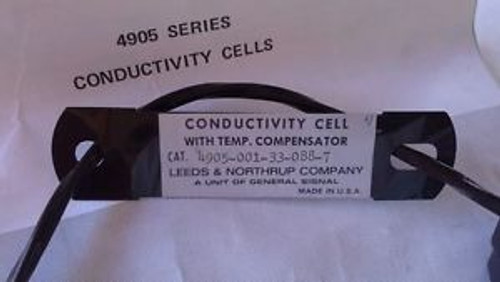 Leeds and Northrup Company 4905 Series Conductivity Cell 4905-001-33-088-7 NEW