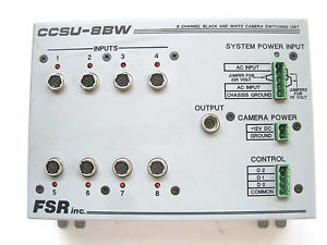 NEW FSR INC.  CCSU-8BW CAMERA SWITCHING UNIT CCSU8BW