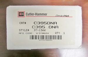 CUTLER HAMMER DeviceNET C395 DNA Device Net Overload Relay 97 1366
