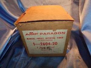 AMF Paragon Manual Preset Interval Timer (12604-20) w/ Hold Position, 208-240V