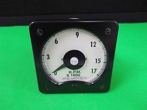 A&M Instruments Model 4951-856 Analog RPM Meter 0-17,000 RPM NSN 6625014257769