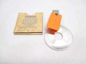 NEW FOXBORO STAINLESS ORIFICE PLATE 1.5X1.52 IN INLET 75GPM TRANSMITTER D470627