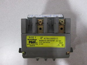 Harnischfeger Magnetic Contactor PN: 479U185-D11