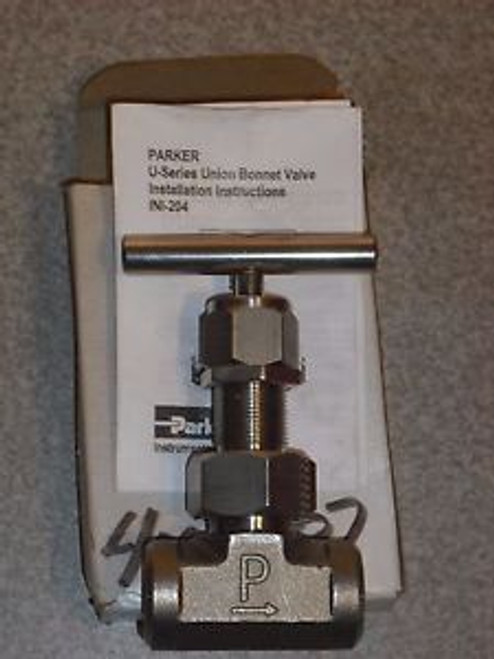 Parker Union Bonnet Valve (4F-U12LR-T-SS-ST)