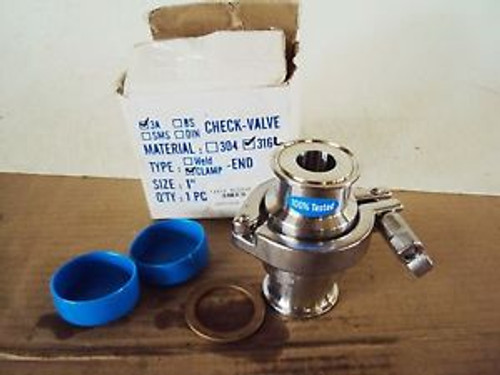 CAPP/USA 1 STAINLESS CHECK VALVE (NEW)