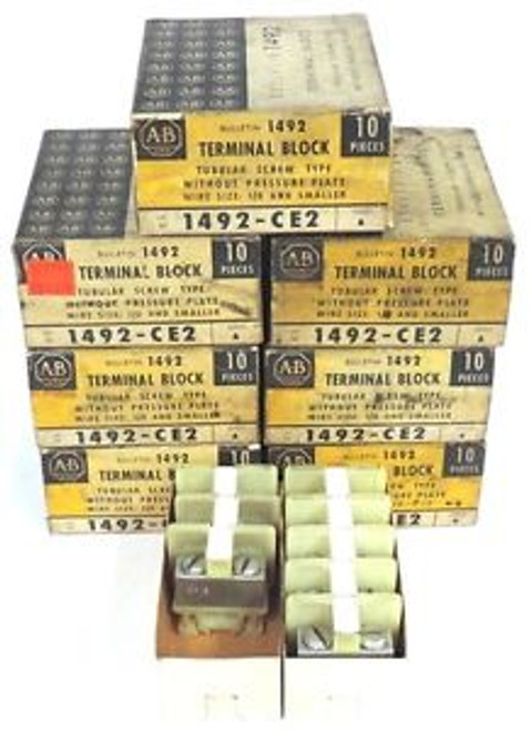 68 NEW ALLEN BRADLEY 1492-CE2 TERMINAL BLOCKS 1492CE2 SER. A