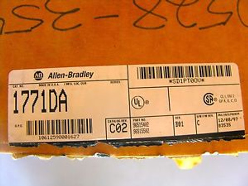 Allen-Bradley 1771-DA Series C ASCII I/O Module - New in Box