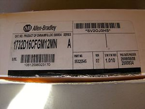 Allen-Bradley 1732D-16CFGM12MN Series A ArmorBlock DeviceNet Digital I/O - New