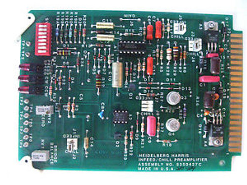 Heildelberg Chill/Infeed Preamp board 5350427C