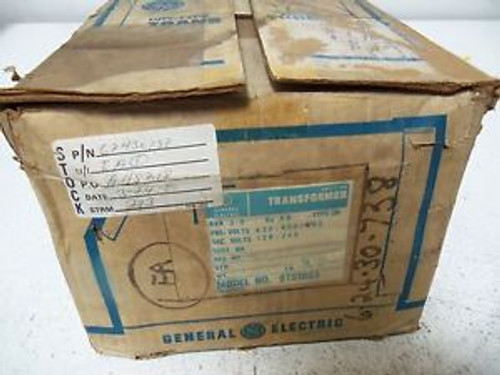 GENERAL ELECTRIC 9T51B53 TRANSFORMER TYPE-QB KVA 3.0 NEW IN BOX