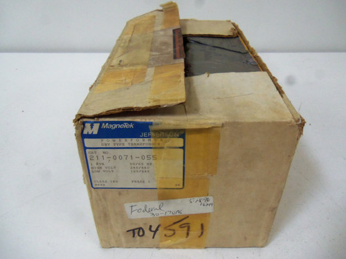 MAGNETEK 211-0071-055 TRANSFORMER (DAMAGED BOX) NEW IN BOX