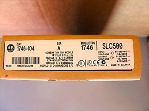 Allen-Bradley 1746-IO4 Series A Combination I/O Module - New in Box