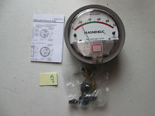 NEW DWYER MAGNEHELIC PRESSURE GAUGE 2001-LT 0-1.0 INCHES OF WATER MAX (180-1)