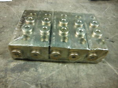 SET OF 5 - TRABON LUBRIQUIP MANIFOLD VALVE MSP-5S ~ New