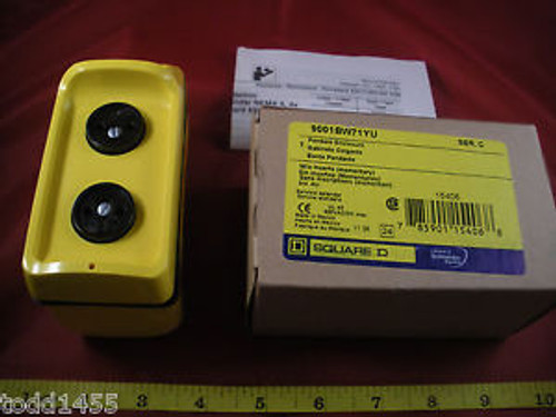 Square D 9001BW71YU Ser C Pendant Enclosure Switch Momentary 600v Nib New