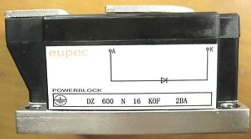 1 Pcs TZ600N16KOF EUPEC PHASE CONTROL THYRISTOR MODULE