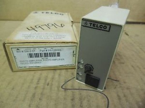 Telco Photo Amplifier PA12B003 24 VDC New