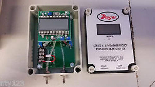 Dwyer Series 616 Weatherproof Pressure Transmitter - 616W-20B-LCD