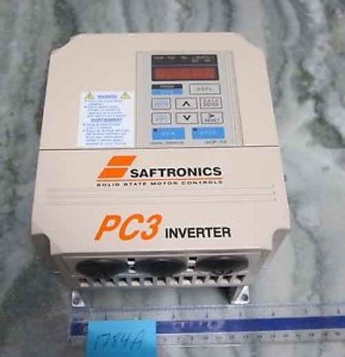 Saftronics NEW PC3 Inverter CIMR-PCU21P5 200V 230V 3 Ph 1 Ph 7.2 Amp 1 HP Drive