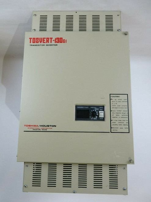 TOSHIBA TOSVERT 130 GI TRANSISTOR INVERTER VT130G1-5060BOH 575V 6A 80HZ 5HP
