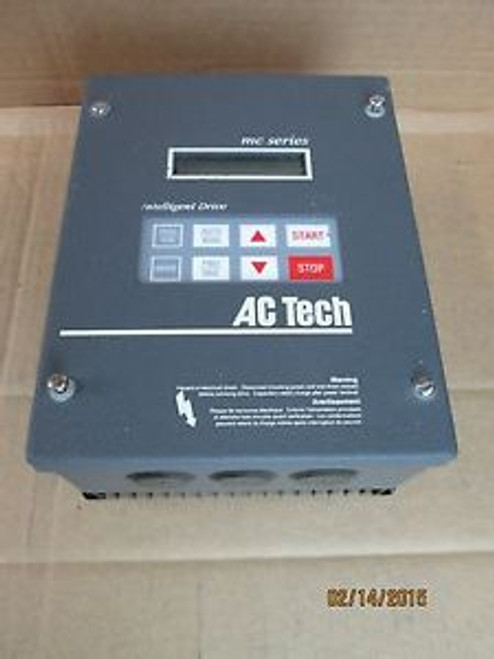 NOS AC TECH M1410C 1HP 1 HP 3PH INTELLIGENT AC DRIVE INPUT 400/480V V VOLT