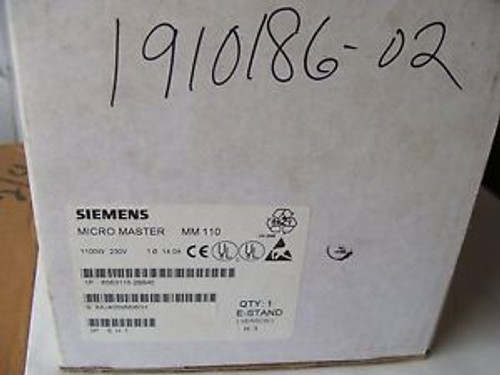 NEW Siemens 6SE3115-2BB40 Frequency Inverter Drive 1.5HP 6SE31152BB40