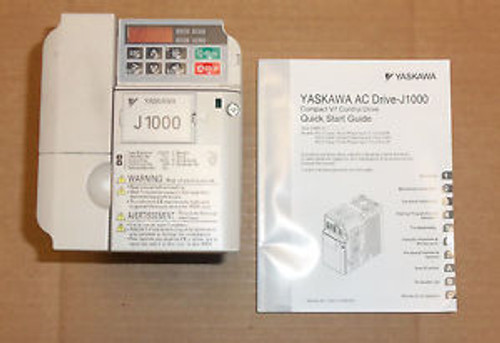 New Yaskawa CIMR-JU4A0009BAA J1000 3 Phase Variable Frequency AC Drive 7.5Hp