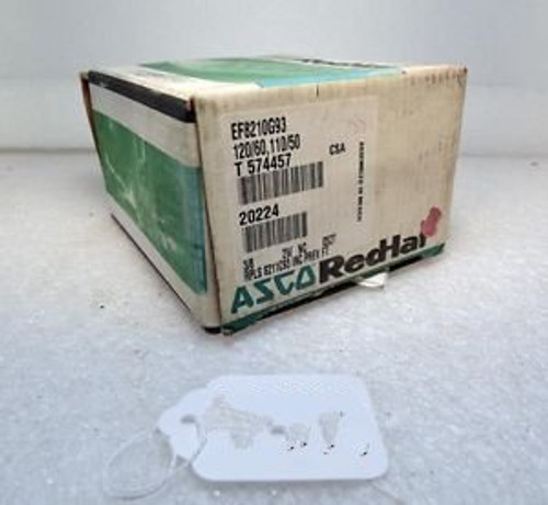 Asco Solenoid Valve EF8210G93 New In Box Inv.32319