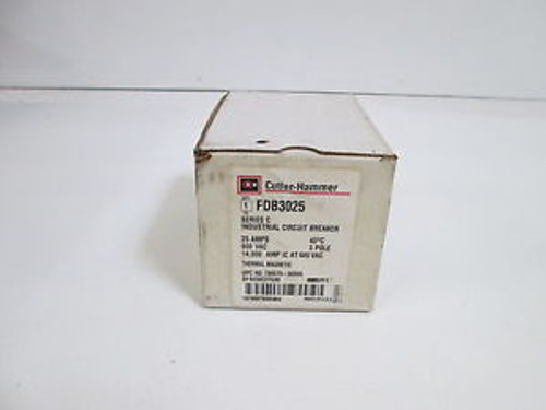 CUTLER-HAMMER CIRCUIT BREAKER FDB3025 NEW IN BOX